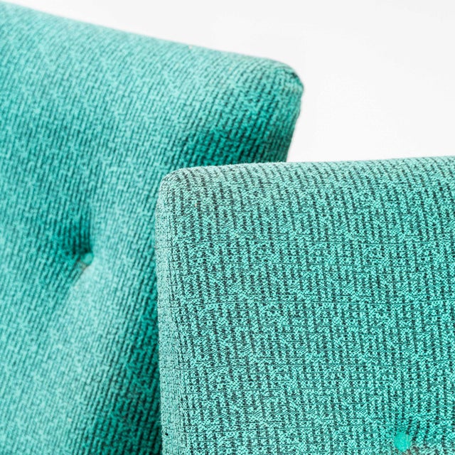1960’s Original Pair Of Armchairs – Teal with Maze Effect. Sourced direct in the Czech republic this is one of Šmídek’s...