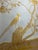 Chinoiserie Custom Hand-Painted Mural | Gold Floral Bird Chinoiserie Wallpaper | Luxury Handcrafted Wall Covering For Sale - Image 3 of 6