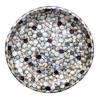 Shawna Stoney Mother of Pearl Mosaic Platter For Sale