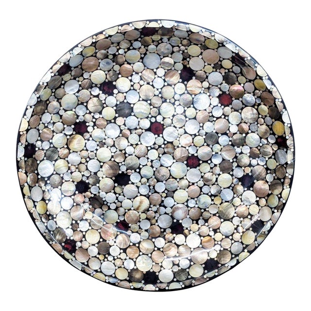 Shawna Stoney Mother of Pearl Mosaic Platter For Sale