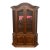 Vintage Century French Country Style Oak Display / China Cabinet For Sale