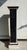 Art Deco Belgian Black Veined Marble and Carrara Marble Column Pied De Stal, 1930s For Sale - Image 8 of 12