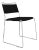 Black One Wire Chair by OK Design For Sale