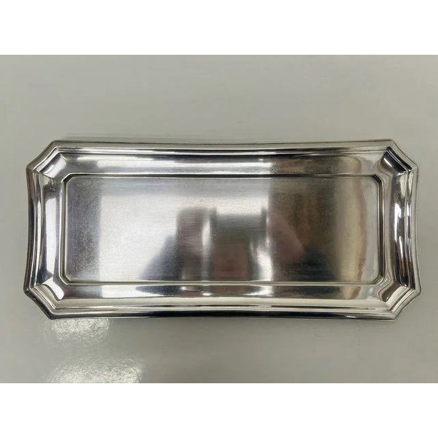 Silver Silver Plate and Cut Glass Aperitif Serving Bowl by Arthur Krupp for Berndorf, 1940s For Sale - Image 8 of 12