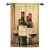 Chateau Vintage Loom Woven Tapestry - 133 X 86 Cm (4'4" X 2'10") - Requires Rod Size 2 For Sale