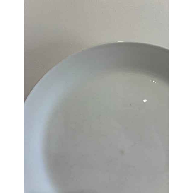 Mid-Century Modern Vintage Johnson Brothers Tivoli Plates, Set of 3, White Ironstone, England For Sale - Image 3 of 11