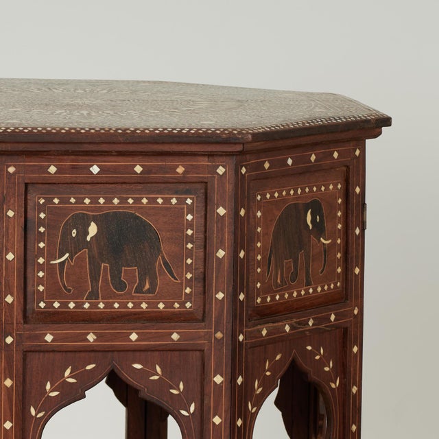Antique Anglo Indian Inlaid Table or Stand For Sale In West Palm - Image 6 of 16
