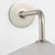 Amber Lewis for Visual Comfort Signature Ponce 9" Sconce in Polished Nickel with Milk White Glass Shade For Sale - Image 9 of 12
