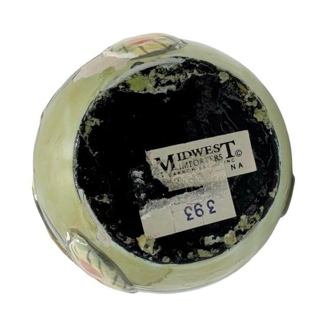 Vintage Easter Bunny Rabbit Nesting Dolls Midwest Importers Wooden Matryoshka For Sale - Image 10 of 13