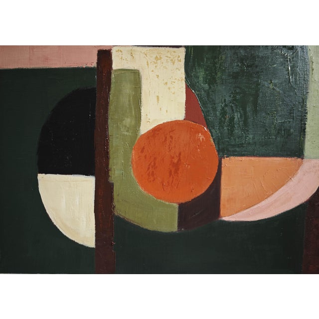 Paint Correspondances, Abstract Geometric, Contemporary Oil Painting, Framed by Sophie Dumont For Sale - Image 7 of 9