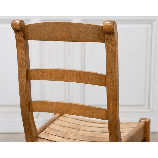 Wood Bistro Chairs in Beech, 2000s, Set of 6 For Sale - Image 7 of 10