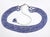 Gemstone Tanzanite Necklace 4 Strand MultiStrand Blue Rondelles Bead 16-5mm Natural Large For Sale - Image 7 of 7