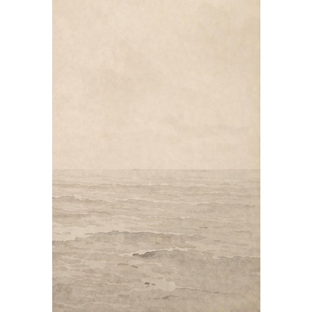 Paint Minimal Coastal Horizon Study, Abstract Ocean Art Print, 24" × 36" For Sale - Image 7 of 9