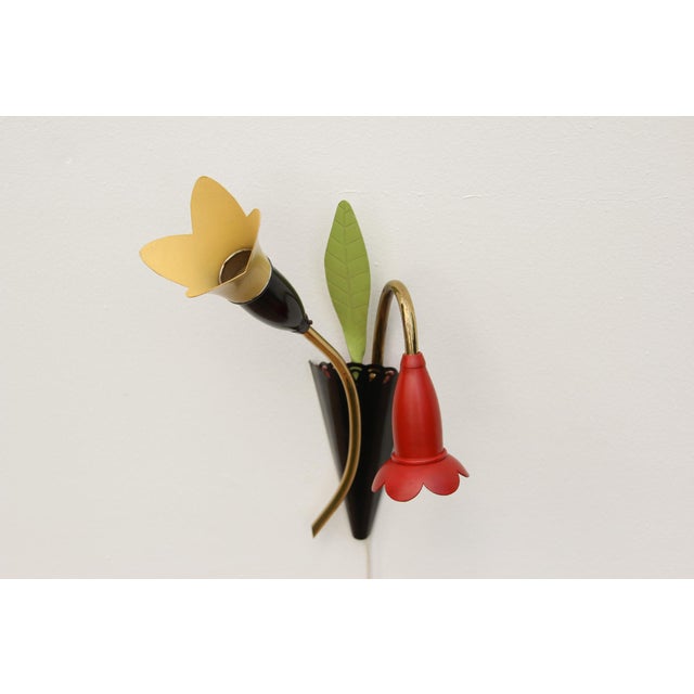 Mid-Century Modernist Wall Lamp, Germany, 1950s For Sale - Image 14 of 15