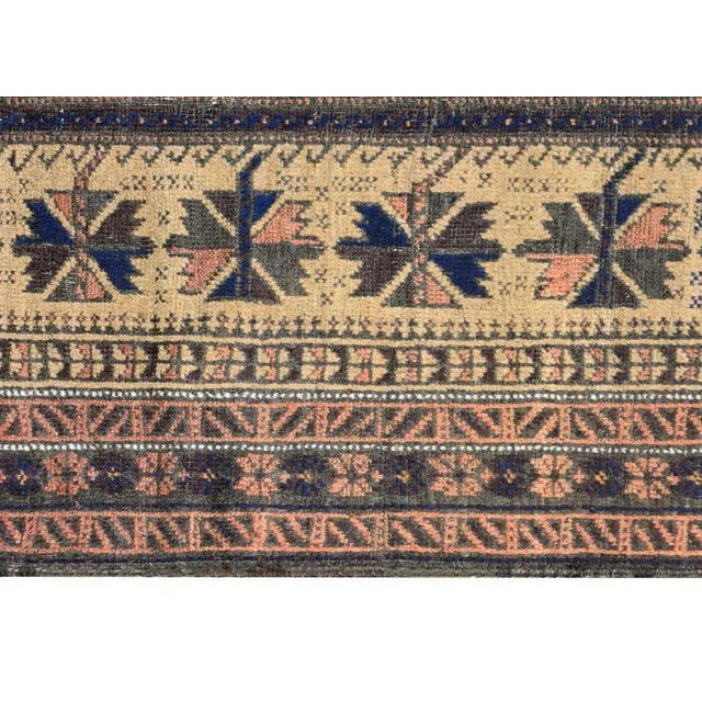 Textile Early 20th Century Baluch Prayer Rug For Sale - Image 7 of 9