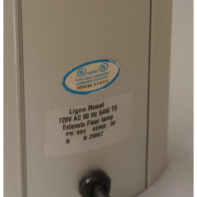 Platinum Ligne Roset Brushed Aluminum Extensia Floor Lamp For Sale - Image 8 of 8