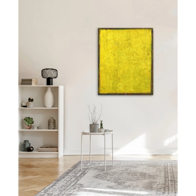 Yellow "Awh 282" Original Artwork by Bernhard Zimmer For Sale - Image 8 of 10