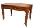 Early Victorian Mahogany Writing Table With Cope & Collinson Casters For Sale - Image 11 of 12