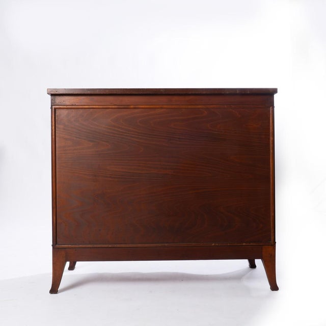 Bowfront Mahogany Cabinet For Sale - Image 4 of 9