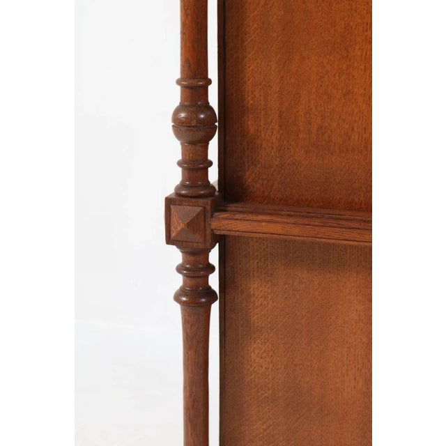 Brown Late 19th Century French Oak Henri II Cabinet For Sale - Image 8 of 10