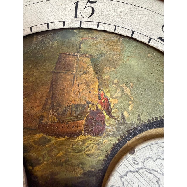 Charles Cooper, Lebanon Pennsylvania Grandfather Clock, Circa 1800 For Sale In Los Angeles - Image 6 of 13