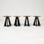 Modernist Candlesticks, Germany, 1970s, Set of 4 For Sale - Image 9 of 9