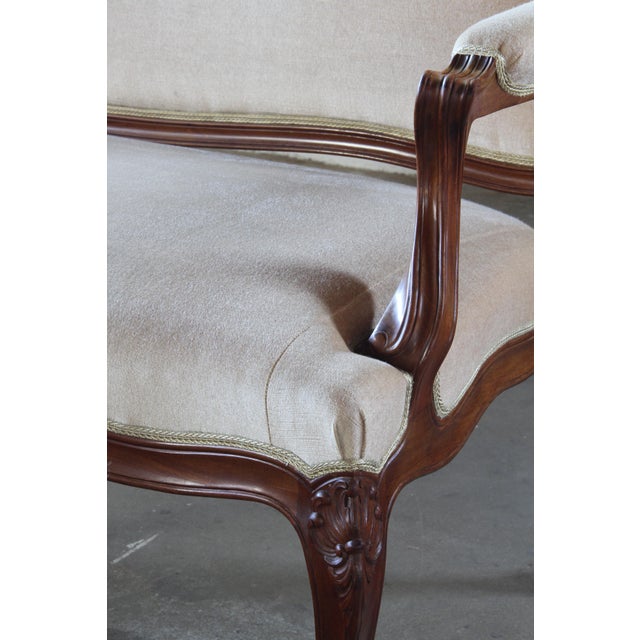 Antique Louis XV Style Sofa, France, 19th Century For Sale - Image 5 of 18