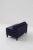Small Italian Purple Satin Sofa with Roll Cushion, 1959 For Sale - Image 9 of 11