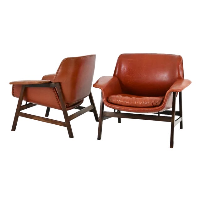 849 Chairs by Gianfranco Frattini for Cassina, 1950s, Set of 2 For Sale