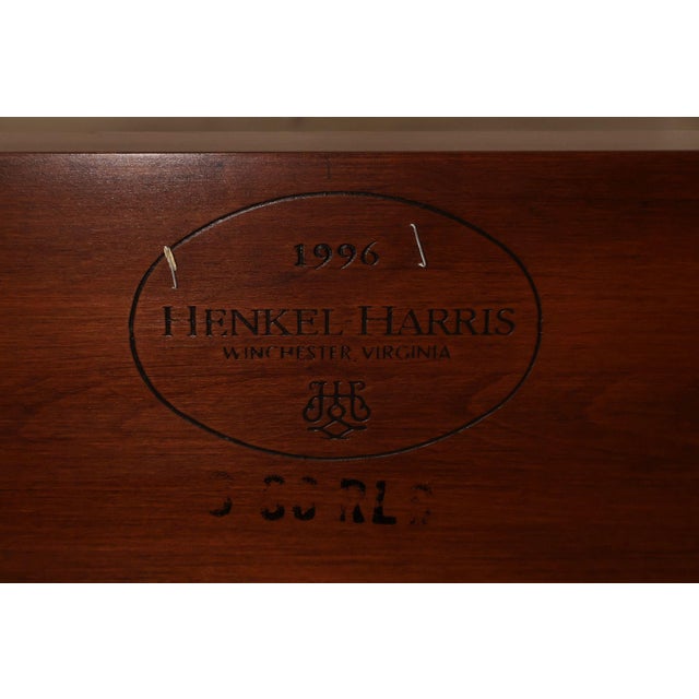 Henkel Harris Solid Cherry Queen Four Poster Bed For Sale - Image 17 of 18