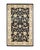 Black Mogul, One-of-a-Kind Hand-Knotted Area Rug in Black, 3' 2" x 5' 4" For Sale - Image 8 of 8