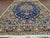 Persian Nain 9La Cork Wool Hand-Knotted Blue For Sale - Image 5 of 11