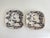Rosenthal Poetic Ceramic Decoration Series Small Plate by Björn Wiinblad for Rosenthal Studio Line, Germany, 1979, Set of 2 For Sale - Image 4 of 4