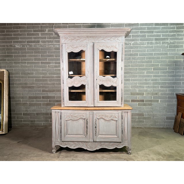 French Late 19th Century Louis XV Style Provencal China Buffet For Sale - Image 3 of 5