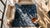 Textile 1920s Blue Navy Dragon Antique Chinese Peking Rug 7' X 10' Handknotted Wool Carpet For Sale - Image 7 of 9