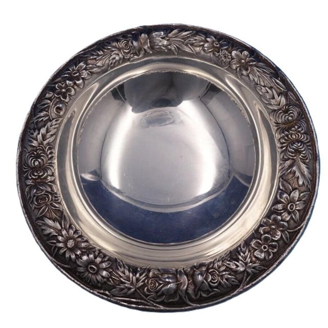 This listing is for a beautiful Kirk model 436 repousse sterling silver raised compote. In this wonderful example of their...