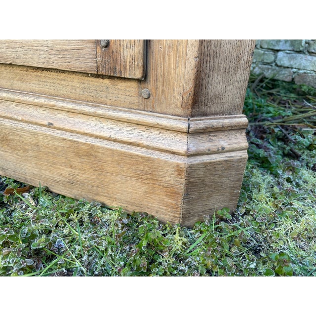 Wood Dutch Corner Cabinet in Oak For Sale - Image 7 of 18