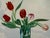 Sally Baker Red Tulips in Vase I/P Artwork, Signed For Sale In San Francisco - Image 6 of 12