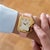 Gold Ladies Michele by Fossil Deco Sport 36mm Mww06k000072 Silver Dial Quartz Watch For Sale - Image 8 of 8