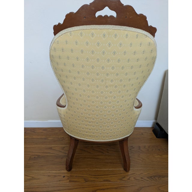 This is an authentic Victorian spoon chair. It is a family heirloom dating back to the 1800s. It has been loved in our...