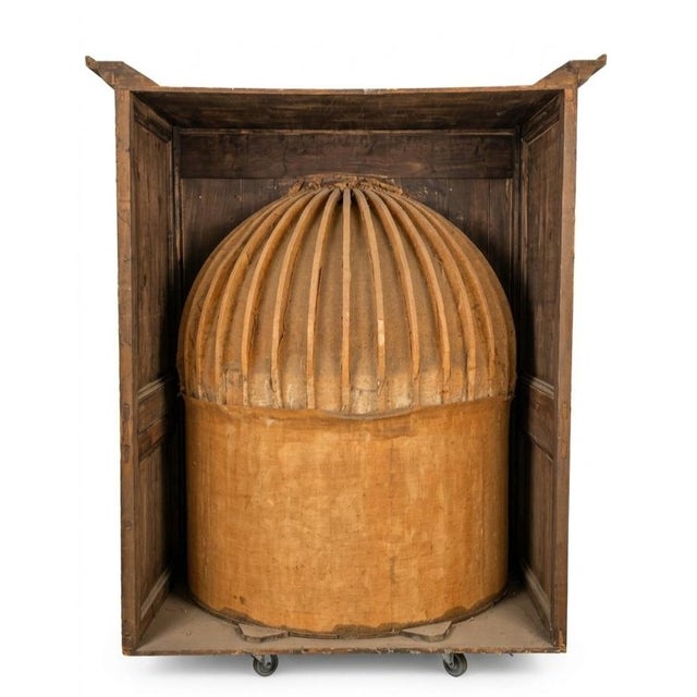 Late 19th Century Late 19th Century Pine Barrel-Back Corner Cupboard For Sale - Image 5 of 8