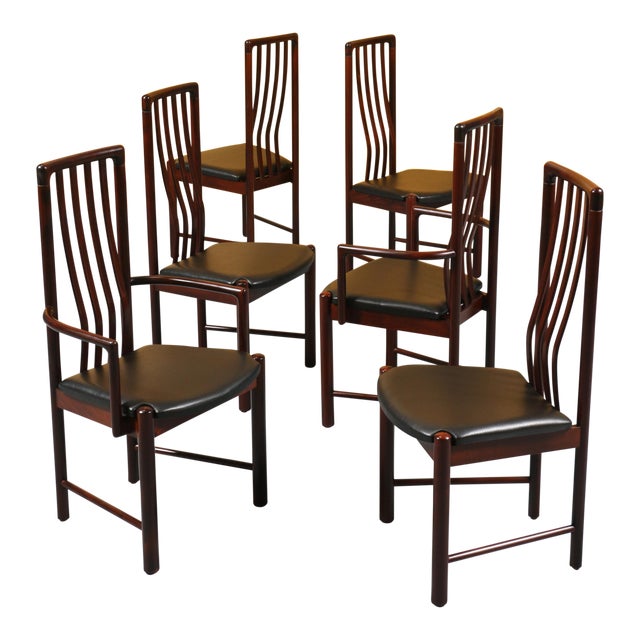 Danish Modern Rosewood Dining Chairs Set by Boltinge Stolefabrik Chairish