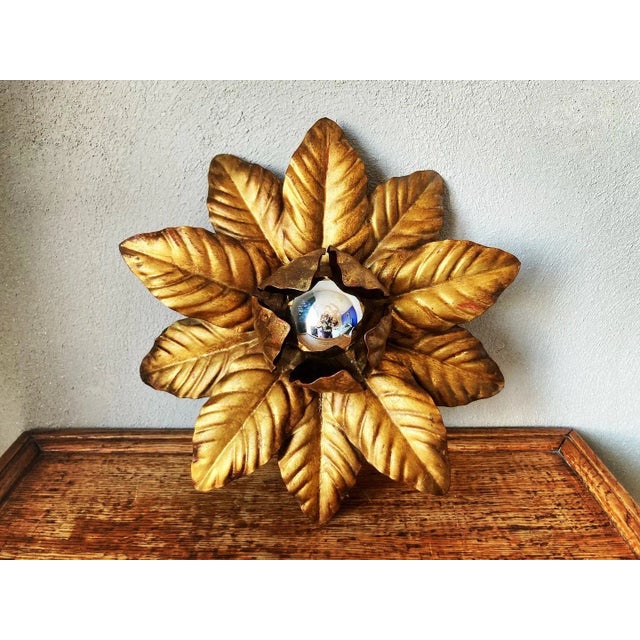 Metal Vintage Italian Wall Lamp, 1960s For Sale - Image 7 of 9