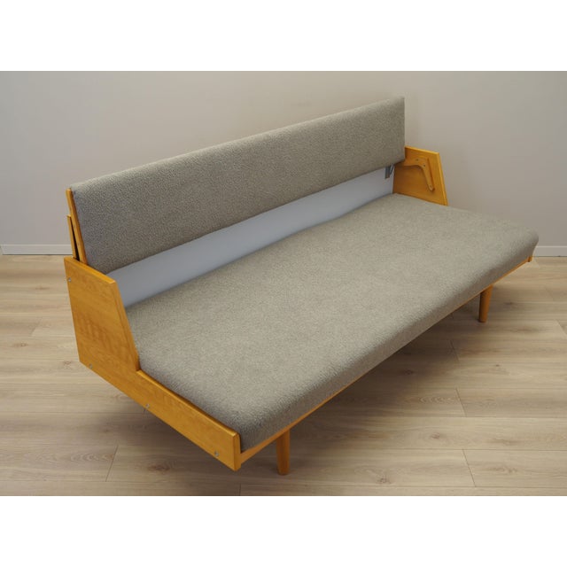 Wood Danish Beech Sofa by Hans. J. Wegner for Getama, 1960s For Sale - Image 7 of 12