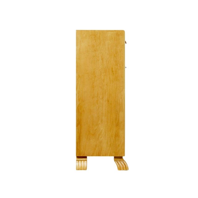 Mid-Century Modern 20th Century Swedish Birch Low Open Bookcase, 1950s For Sale - Image 3 of 11