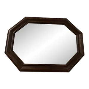 Mid Century Painted Scene Wall Mirror