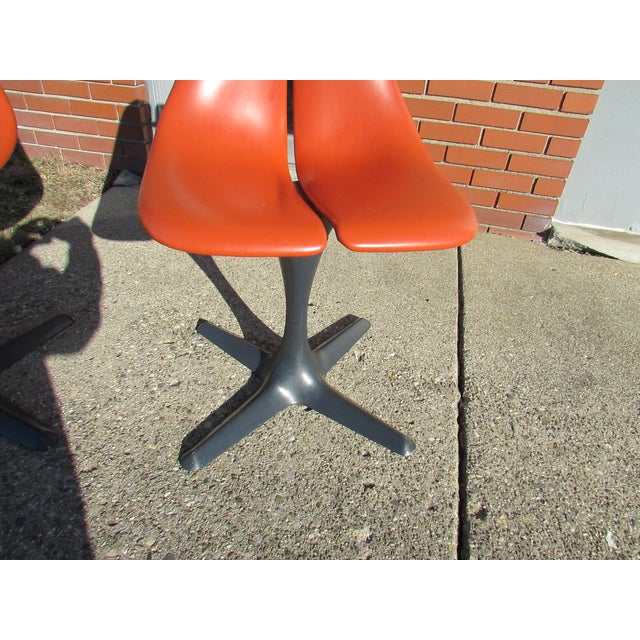 Maurice Burke Tulip Style Pedestal Chairs - a Pair For Sale - Image 9 of 10