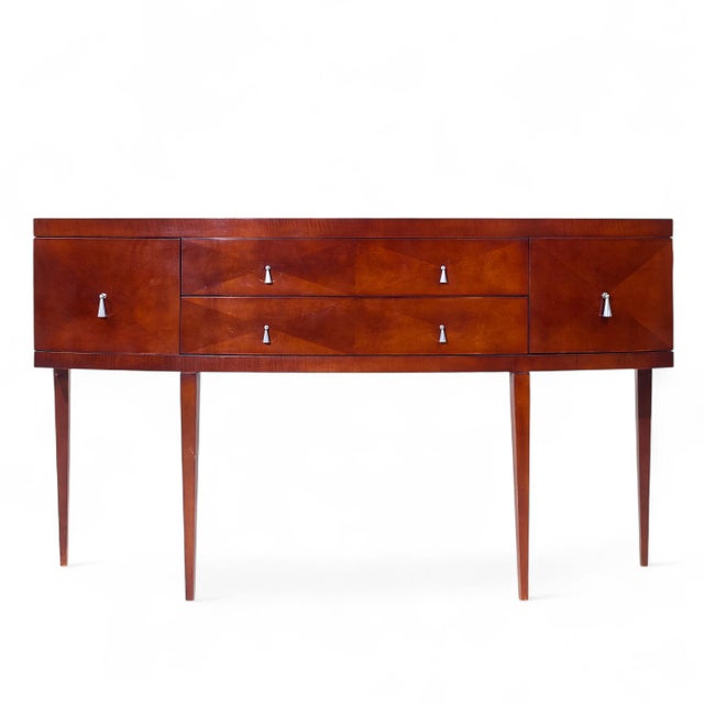 Michael Vanderbyl for Baker Furniture Archetype Mahogany Credenza This credenza measures: 68 wide x 18 deep x 40 inches...