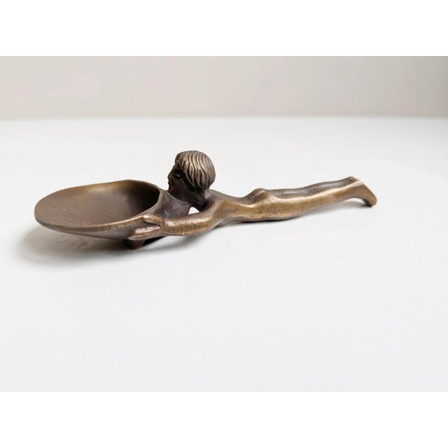 Gold Bronze Spoon from Blachian Bronze Kunst, Germany, 1970s For Sale - Image 8 of 11