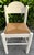 Vintage Hank Loewenstein Padova Italian Rush Seat Dining Chair in White Lacquer For Sale In Naples, FL - Image 6 of 11